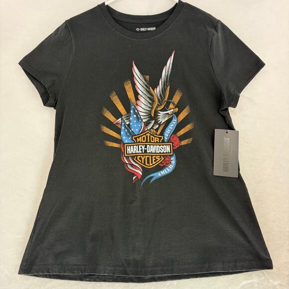 Harley-Davidson Tops - New Harley-Davidson New Port Richey Florida Eagle Graphic T-Shirt Size L
